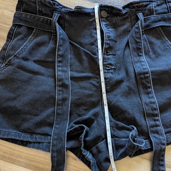American Eagle Black Denim Jean Shorts, 8 - Picture 7 of 8